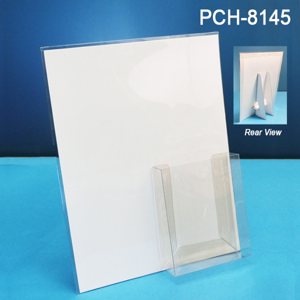White Self-Stick Easel Backs for Sign & Displays - Many Sizes