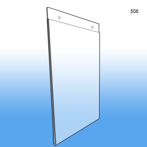 8 5 X 11 Wall Mount Acrylic Sign Holders In Store Communications 