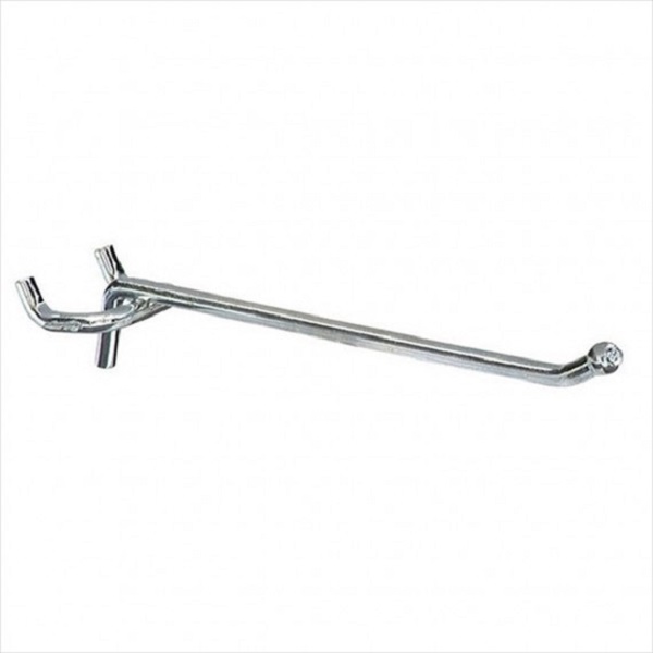 4 Pegboard Metal Hook, 3/16 diameter thickness, Silver, Product  Merchandising, Clip Strip Corp.