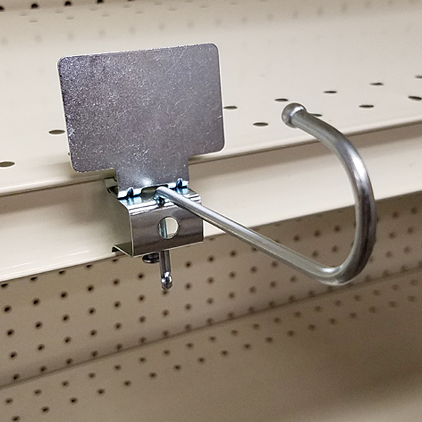 Swivel Metal J-Hook with Channel Mount and Scan Plate, Clip Strip Corp.