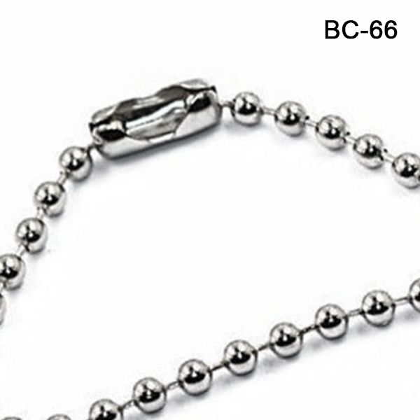 Beaded Ball Chain Links, Coupling Style, 24 Long, #6 Ball, Metal Ball Chain  Fastener