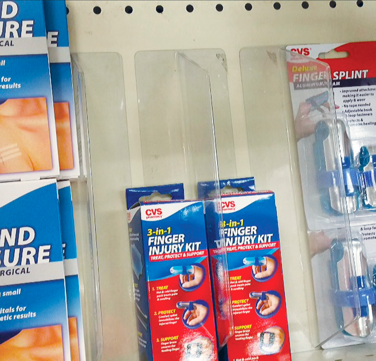 Thermo Formed Adhesive Mount Shelf Dividers 3" tall x 12" deep x 3