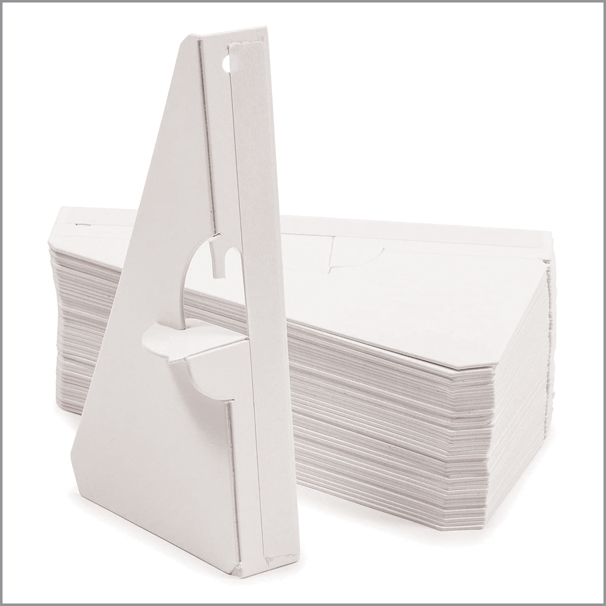 Self Stick Cardboard Easels, 5 Easel Paperboard Wing, Countertop