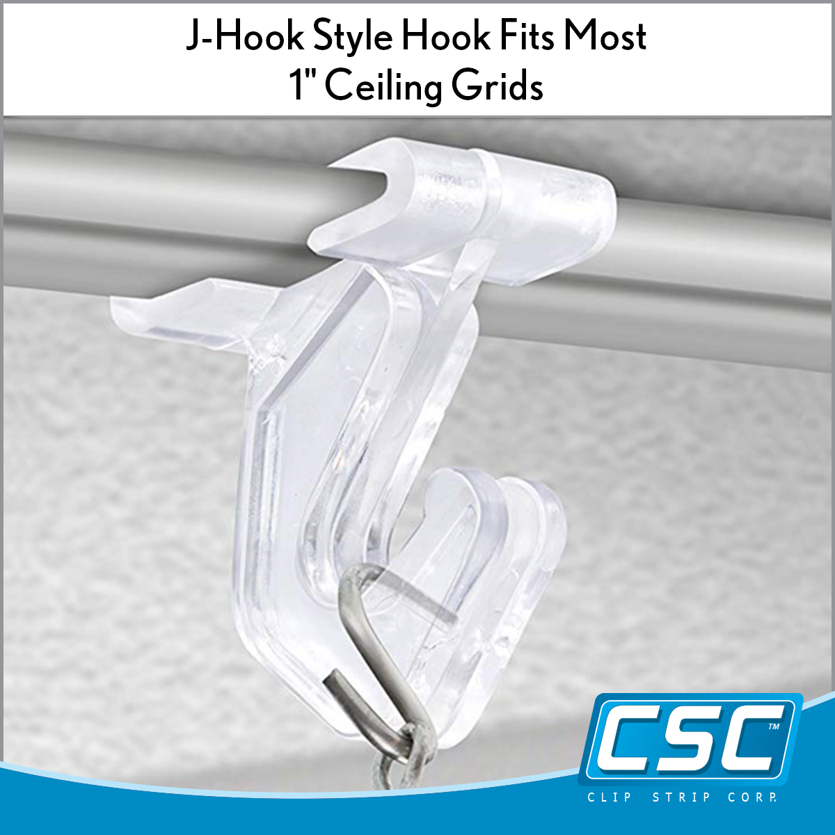 1 5/16 in. Wall and Ceiling Mount J-Hook