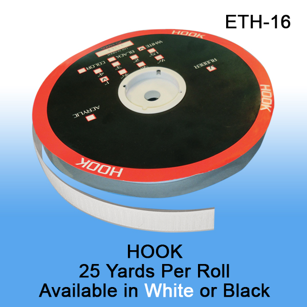 Hook and Loop Black 25 yards