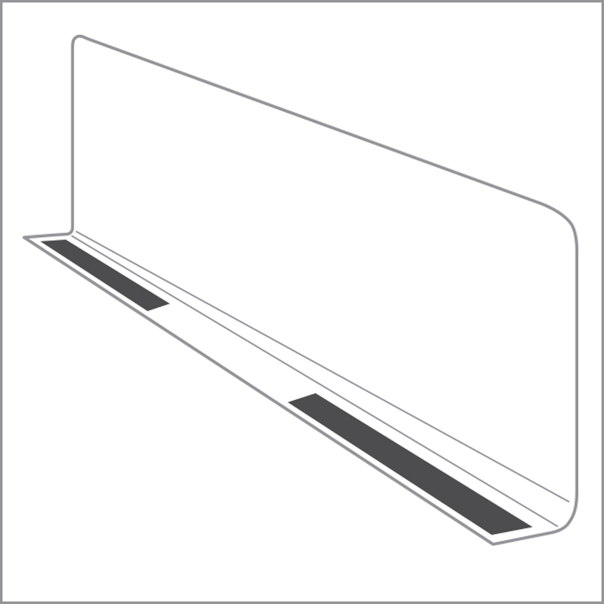 Shelf Divider with Magnetic Base - Sightline Display