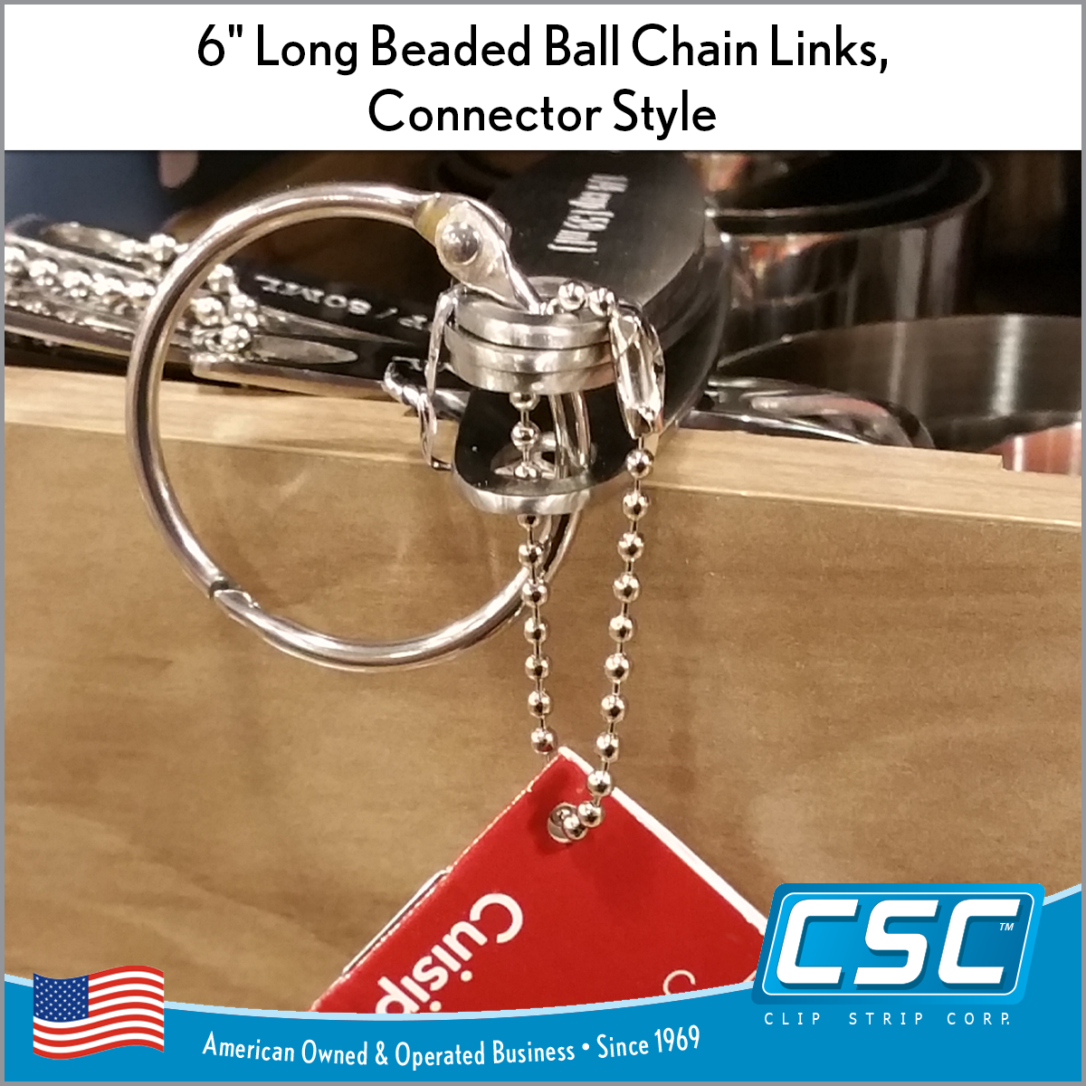 Stainless Ball Chain Connector #3 - Bead Inspirations