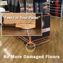 Wood Pallet or plastic pallet Point of Purchase Floor Displays, product merchandising, Clip Strip Corp.