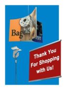 ceiling sign holders, visual communications, hooks, chains, banners, mobiles, clip strip corp