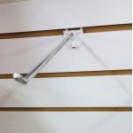 EBH-6, 6" long slatwall hook metal, easy remove