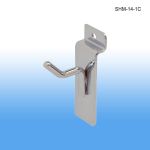 chrome retail slatwall hooks, SHM-14-1C