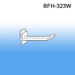 3" White Butterfly Display Plastic Hooks, BFH-323, POWER PANELS