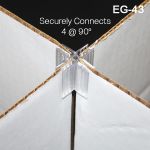 4-way corrugated connector, EG-42