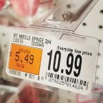 Clear Peg Hook overlay sign holder, HT-100