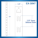 Econo Clip Strip | Point of Purchase Product Display, EX-30NT