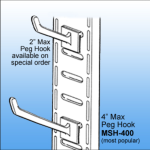 Merchandise Display Strip - Plastic Hooks | Point of Sale Products, MSH-400