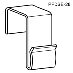 The Power Wing Clip™ for Square Edge, PPCSE-28, by Clip Strip®