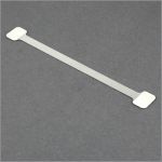 aluminum wobbler flexible sign holder, 6" long, FAS-312-6