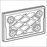 Shopping Cart Sign Frame, SCSF-711