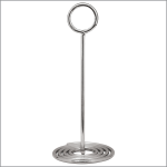 Spiral Base Card Holder, Chrome, 6" High Stem, SPC-675C