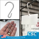 Clip Strip® S-Hook, Standard, SH-50. In-Stock Now And Ready For Same Day Shipping!