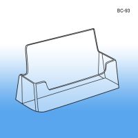 Business Card Holder - Molded Clear Acrylic Plastic, BC-93