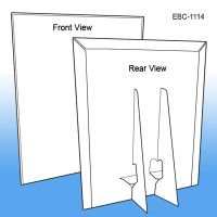 11" W x 14" H Easel Back Counter Sign Holder, EBC-1114