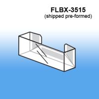 Pre-Formed Peel & Stick Literature business card Holder, FLBX-3515