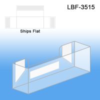 Flat Peel & Stick Literature Holder, Business Cards, LBF-3515