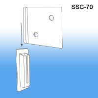 2 3/8" Corrugated Shelf Support Clip, SSC-70