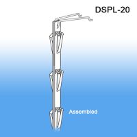 Assembled and ready to hang from Gondola Shelf, DSPL-20, retail cross sales