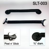 Coiled Tether with Two Peel and Adhesive Stick Pad Ends, SLT-003