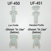 metal shelf fastener, UF-450, UF-451