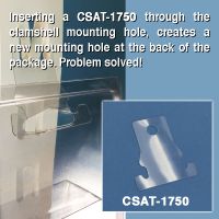 Clam Shell Adapter Hang Tab, CSAT-1750