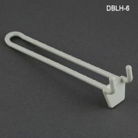 6 inch double loop slatwall hook