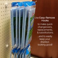 EBH-2, easy changeover pegboard hook