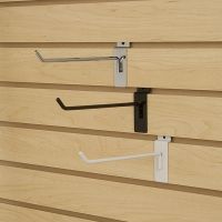 metal slat wall display hooks, SHM-14-BK