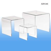 Display Risers, Acrylic, Set of Three - 3", 4", 5", ADR-345