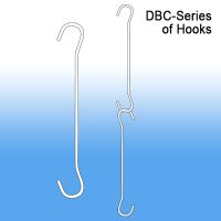 metal double c-hook, 24", DBC-24