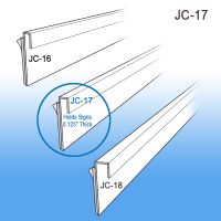 J-Channel Sign Holder, Wall Mount Signage, JC-17