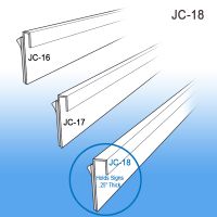 J - Channels, .250" capacity | Sign Holder Channel Systems - Signage, JC-18
