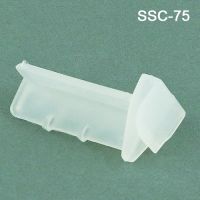 Strong point of purchase corrugated display shelf support clip, SSC-75