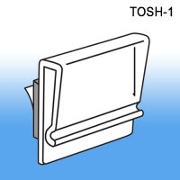 1" Peel N' Stick Sign Holder - Wall Mount, TOSH-1