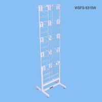 white metal wire stalgrid display rack, WSFS-5315W