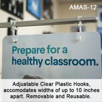 Metal Fixture adjustable  Sign Holder, AMAS-12