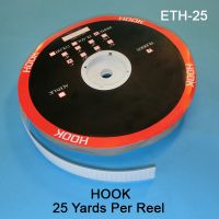 Clip Strip Hook Fastener Tape, 1" wide, ETH-25