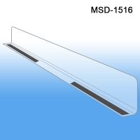1" x 15-9/16" Econo-Line Shelf Divider, MSD-1516, Magnetic Mount