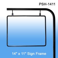 Pallet Sign Holder, Adjustable Height, holds 14x11 sign, PSH-1411