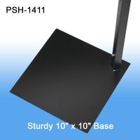 Pallet Sign Holder, Adjustable Height, Sturdy 10" x 10" Base, PSH-1411