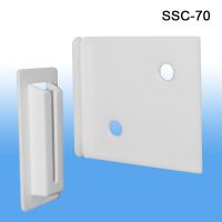 Strong corrugated display shelf support clip, SSC-70, 2.375"